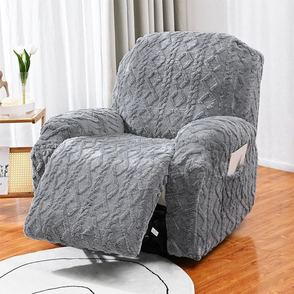 Recliner Sofa Cover Jacquard Stretch Machine Washable - Image 8