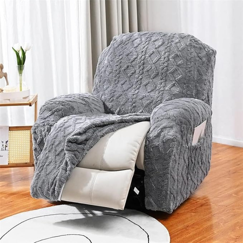 Recliner Sofa Cover Jacquard Stretch Machine Washable - Image 9