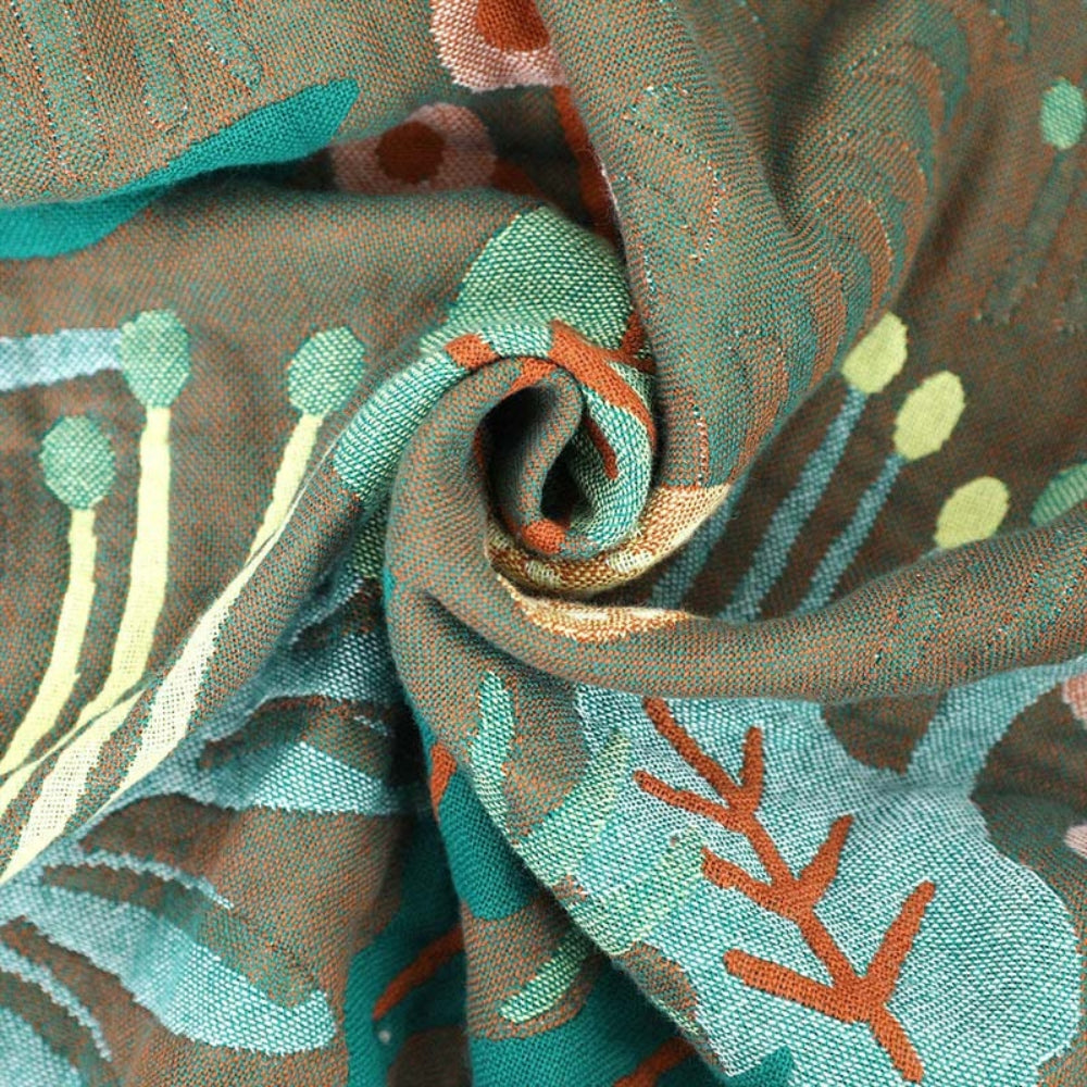 Cotton Blanket Reversible Jacquard Tassel Trim - Image 4
