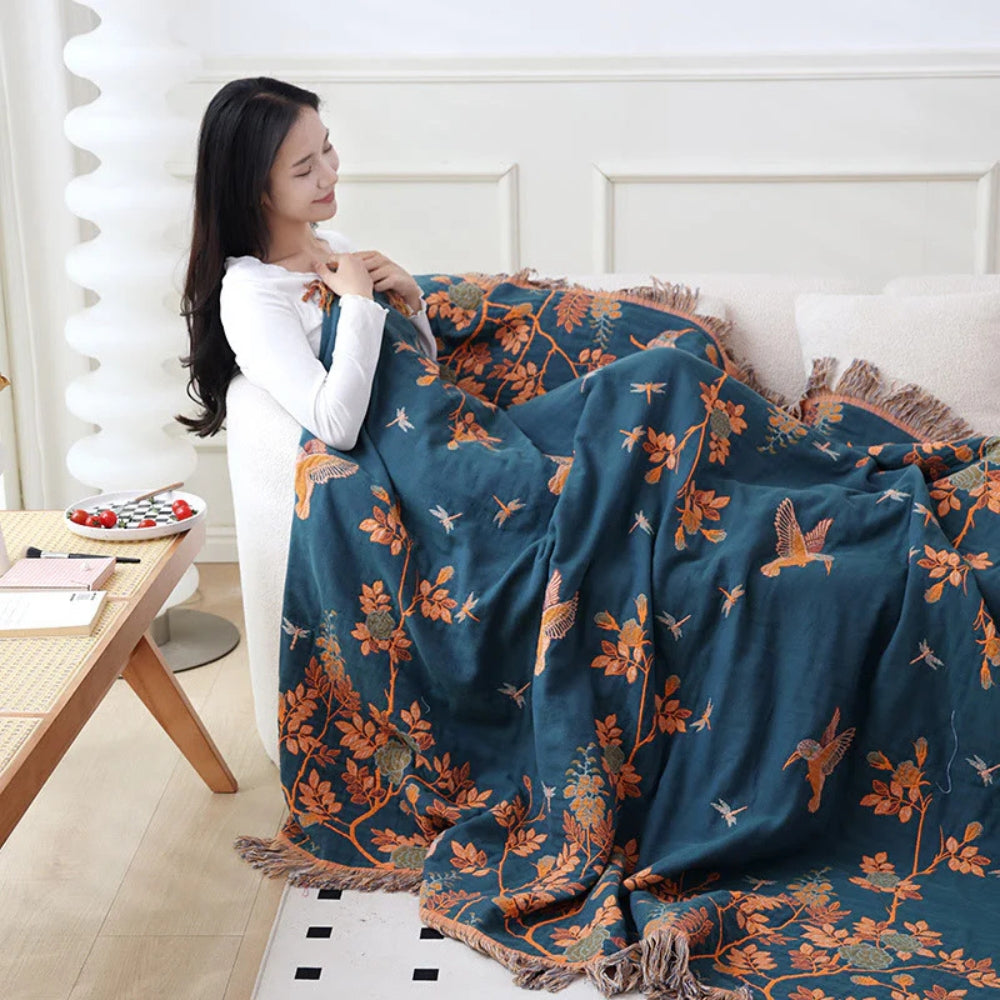 Blanket 100% Cotton Multi-Layer Gauze - Image 8