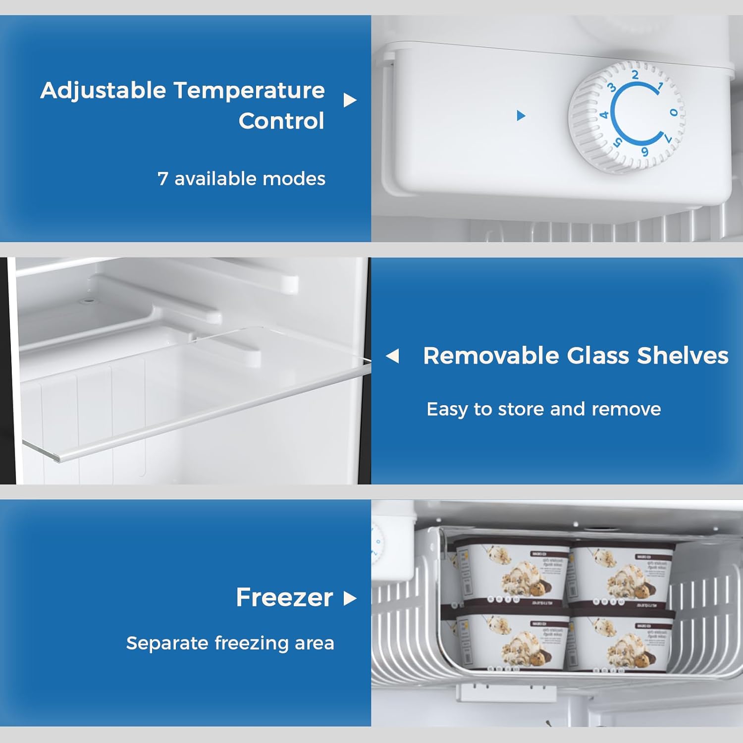2.63.2 cu. ft Mini Fridge with Freezer - Image 26