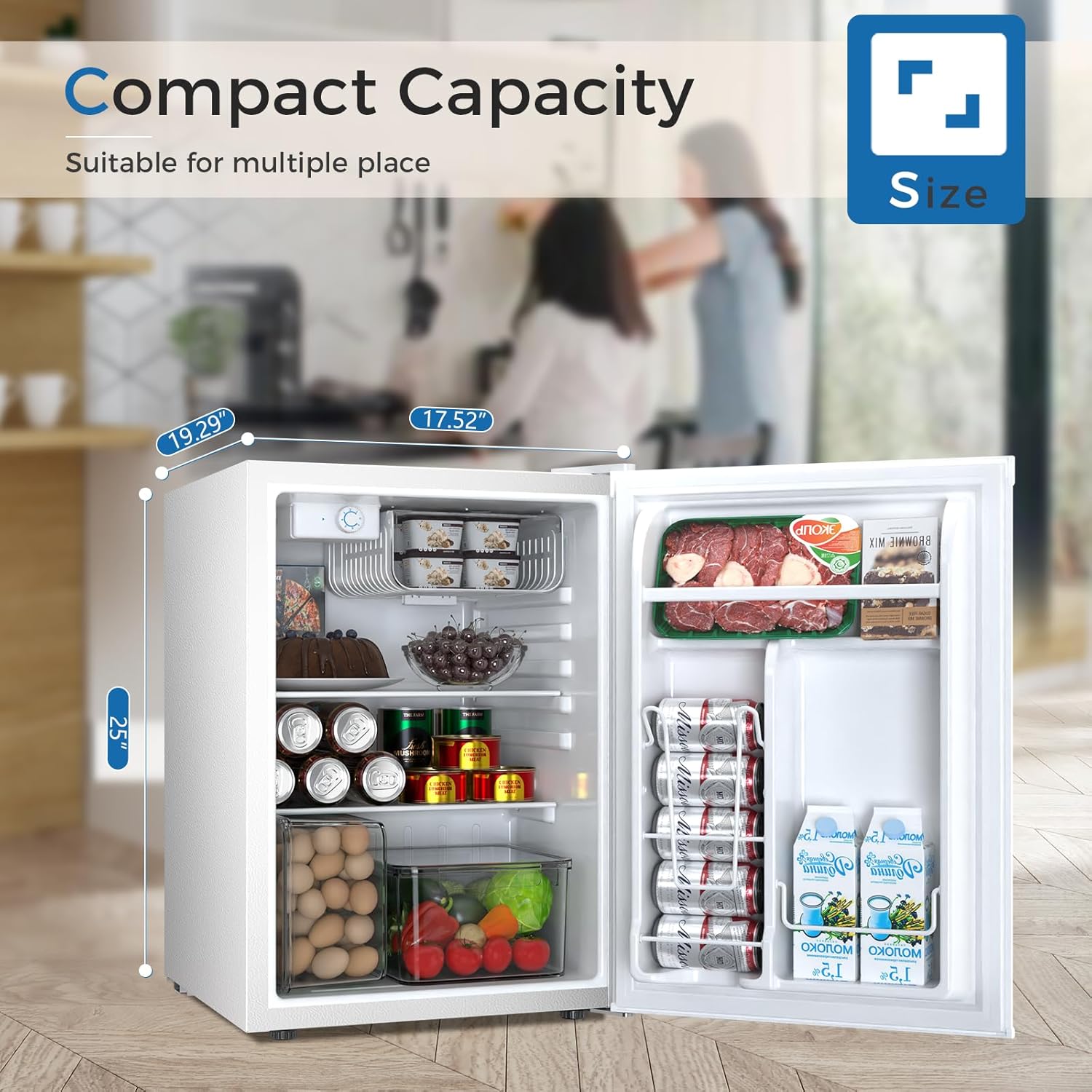 2.63.2 cu. ft Mini Fridge with Freezer - Image 31