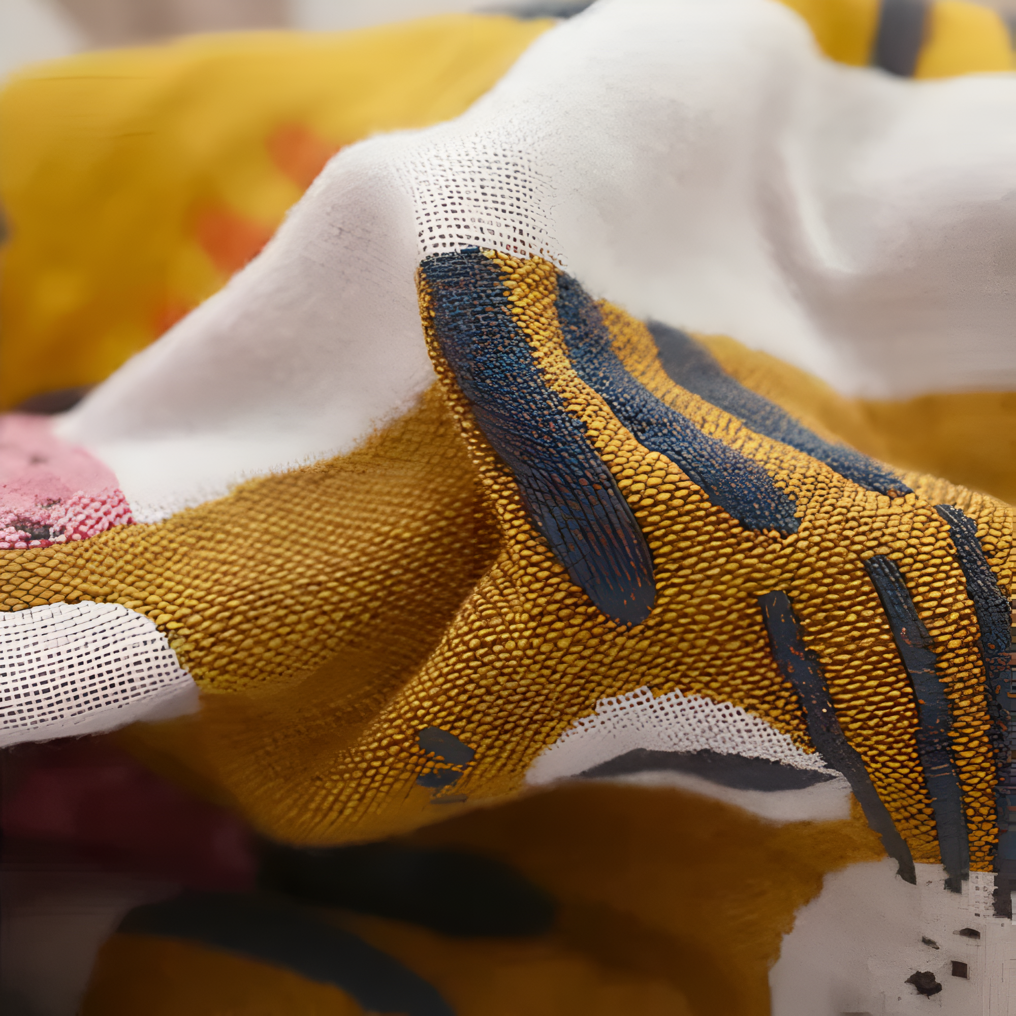 Children's Blanket Reversible Cat Print 100% Cotton - Image 6