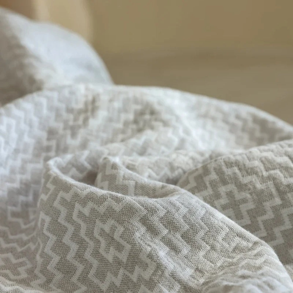 Blanket Pure Cotton Breathable Reactive Print - Image 6