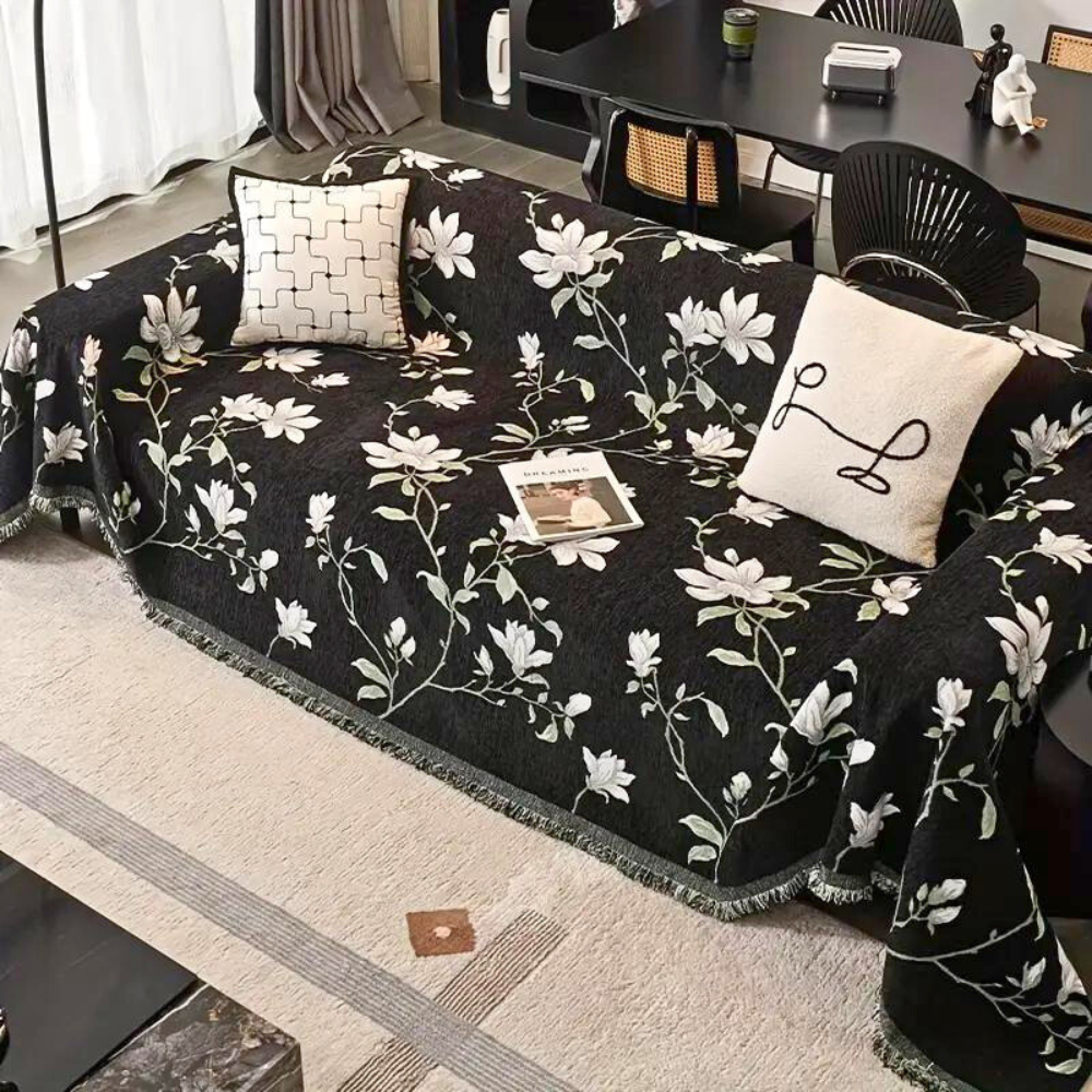 Sofa Cover Chenille Polyester Pet Scratch-Resistant Machine Washable - Image 2
