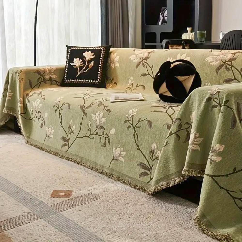 Sofa Cover Chenille Polyester Pet Scratch-Resistant Machine Washable - Image 4