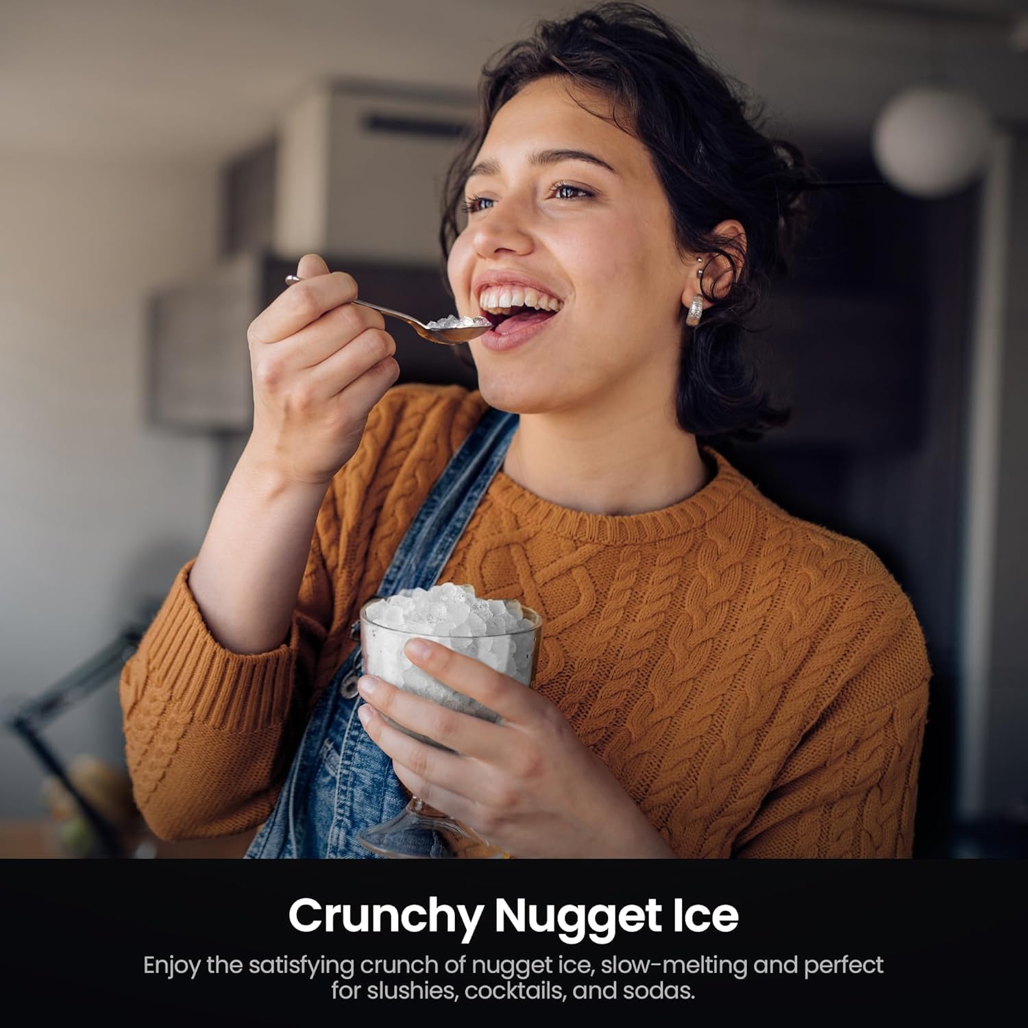 Kismile Nugget Countertop Ice Maker Z5825NB - Image 7