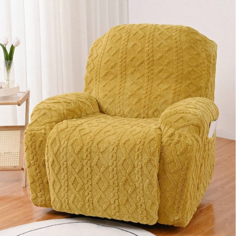 Recliner Sofa Cover Jacquard Stretch Machine Washable - Image 4