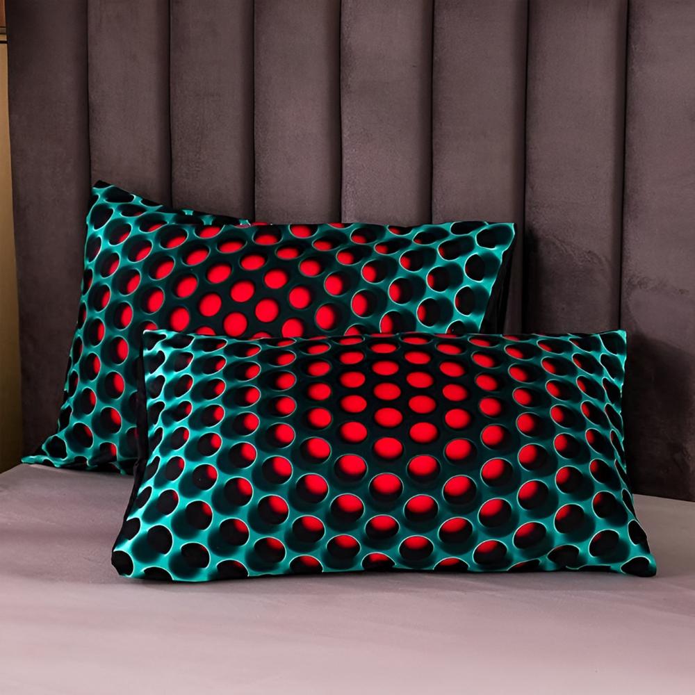 Duvet Cover Set Breathable Microfiber Cosmic Vortex Print - Image 2