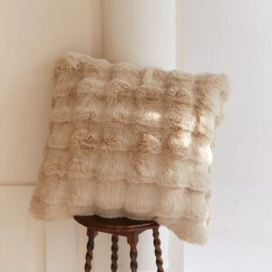 Cushion Faux Fur Cotton-Blend Machine Washable