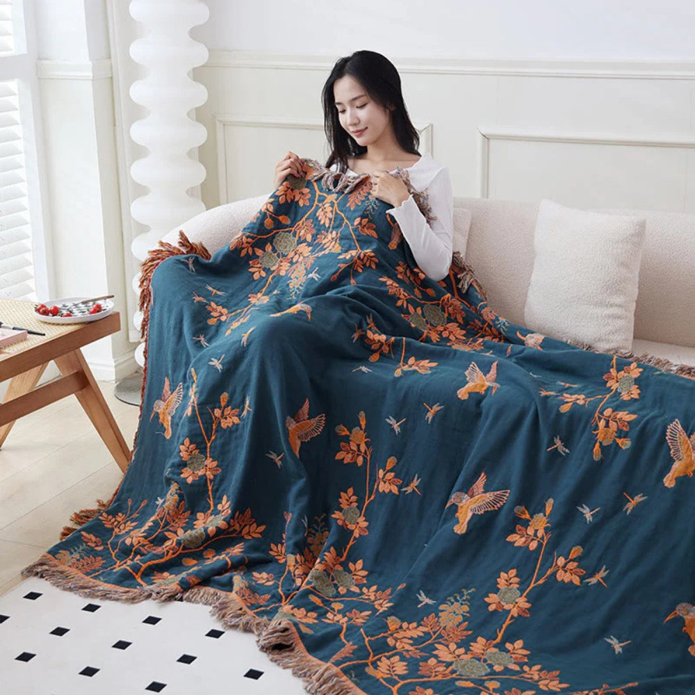 Blanket 100% Cotton Multi-Layer Gauze - Image 7