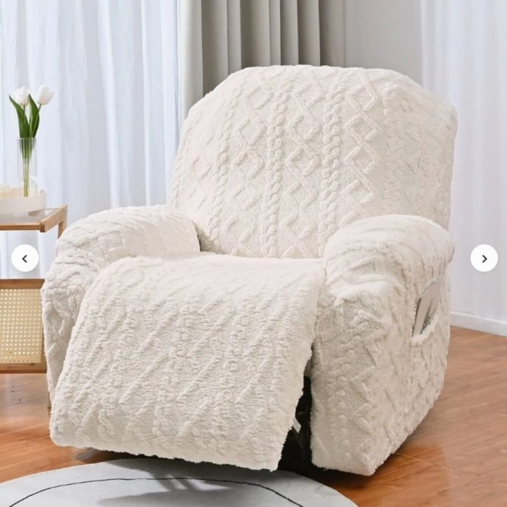 Recliner Sofa Cover Jacquard Stretch Machine Washable - Image 5
